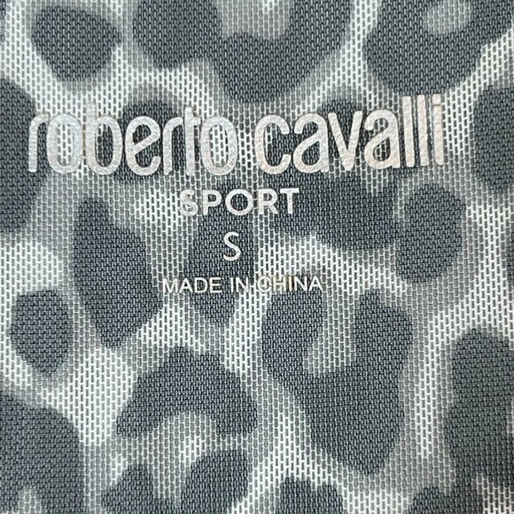 Roberto Cavalli Tank Top Leopard Animal Print Mesh Small - Picture 9 of 16